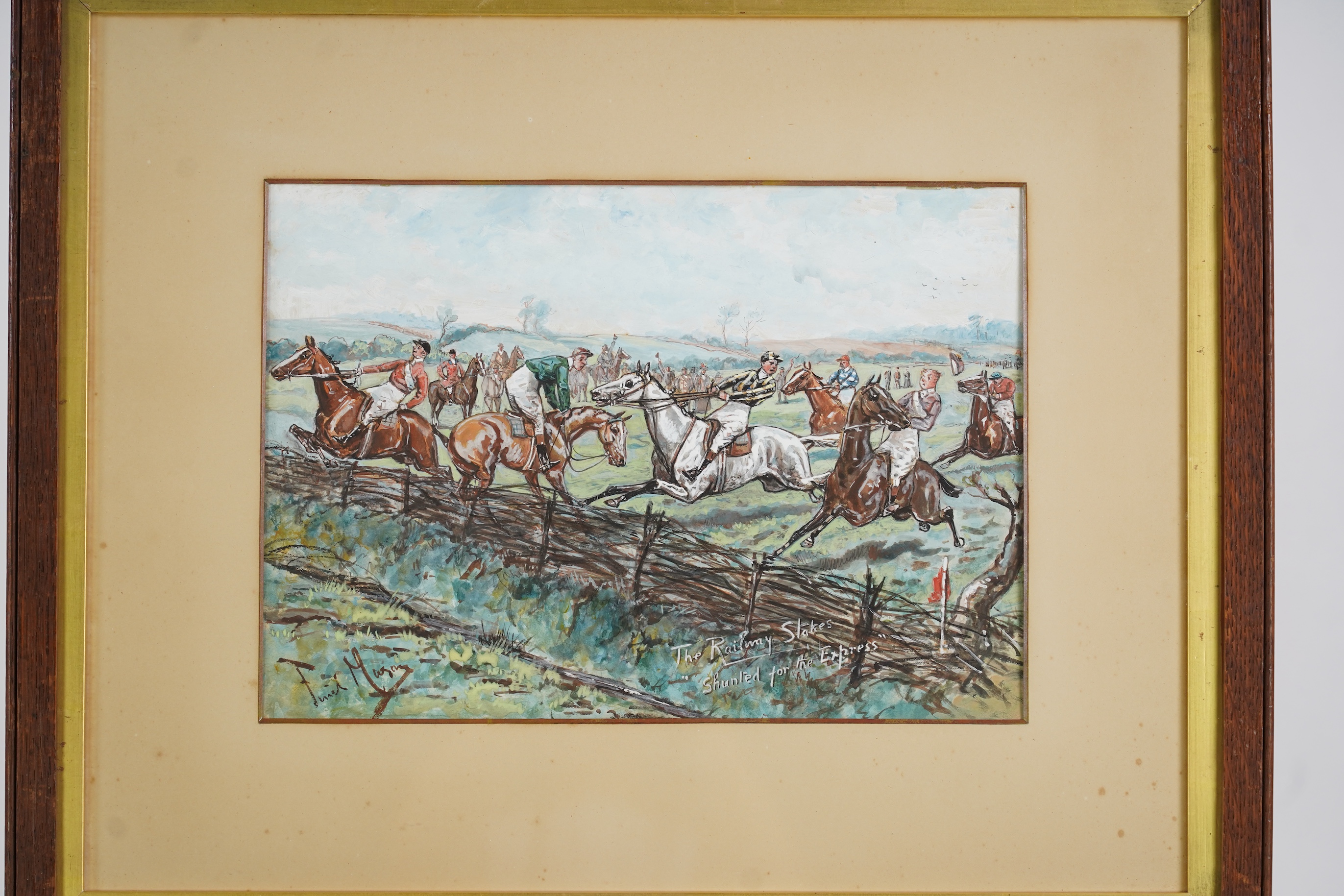 George Finch Mason (1850-1915), 'The Railway Stakes'